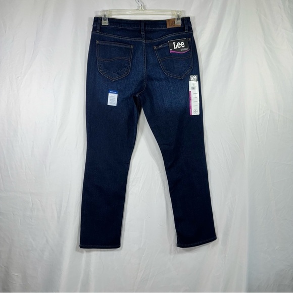 Lee Women’s MidRise Straight Leg Jeans -Niteshade 1CMSEW2 - Picture 4 of 9